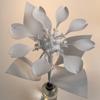 3D printed flower